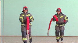 Юные пожарные тюменского села готовятся к соревнованиям