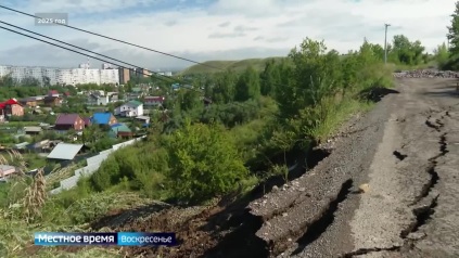 В Красноярске начались паводки